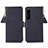 Handytasche Stand Schutzhülle Flip Leder Hülle B04H für Sony Xperia 1 IV SO-51C Blau