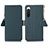 Handytasche Stand Schutzhülle Flip Leder Hülle B04H für Sony Xperia 10 IV Grün
