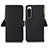 Handytasche Stand Schutzhülle Flip Leder Hülle B04H für Sony Xperia 5 IV Schwarz