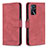 Handytasche Stand Schutzhülle Flip Leder Hülle B05F für Oppo A16s Rot