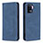 Handytasche Stand Schutzhülle Flip Leder Hülle B05F für Oppo A94 4G Blau