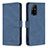 Handytasche Stand Schutzhülle Flip Leder Hülle B05F für Oppo A94 5G Blau