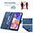 Handytasche Stand Schutzhülle Flip Leder Hülle B05F für Samsung Galaxy A23 4G