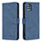 Handytasche Stand Schutzhülle Flip Leder Hülle B05F für Samsung Galaxy A51 5G Blau