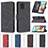 Handytasche Stand Schutzhülle Flip Leder Hülle B05F für Samsung Galaxy A71 4G A715