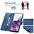 Handytasche Stand Schutzhülle Flip Leder Hülle B05F für Samsung Galaxy S20