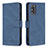 Handytasche Stand Schutzhülle Flip Leder Hülle B05F für Samsung Galaxy S20 Blau