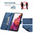 Handytasche Stand Schutzhülle Flip Leder Hülle B05F für Samsung Galaxy S20 FE 5G