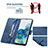 Handytasche Stand Schutzhülle Flip Leder Hülle B05F für Samsung Galaxy S20 Plus 5G