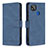Handytasche Stand Schutzhülle Flip Leder Hülle B05F für Xiaomi POCO C3 Blau