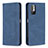 Handytasche Stand Schutzhülle Flip Leder Hülle B05F für Xiaomi Redmi Note 10 5G Blau