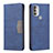 Handytasche Stand Schutzhülle Flip Leder Hülle B06F für Motorola Moto G51 5G