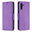 Handytasche Stand Schutzhülle Flip Leder Hülle B06F für Samsung Galaxy A04s Violett