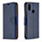 Handytasche Stand Schutzhülle Flip Leder Hülle B06F für Samsung Galaxy A10s Blau