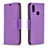 Handytasche Stand Schutzhülle Flip Leder Hülle B06F für Samsung Galaxy A10s Violett
