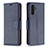 Handytasche Stand Schutzhülle Flip Leder Hülle B06F für Samsung Galaxy A13 5G Blau