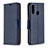 Handytasche Stand Schutzhülle Flip Leder Hülle B06F für Samsung Galaxy A20s Blau