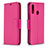 Handytasche Stand Schutzhülle Flip Leder Hülle B06F für Samsung Galaxy A20s Pink