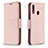 Handytasche Stand Schutzhülle Flip Leder Hülle B06F für Samsung Galaxy A20s Rosegold