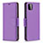 Handytasche Stand Schutzhülle Flip Leder Hülle B06F für Samsung Galaxy A22 5G Violett