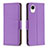 Handytasche Stand Schutzhülle Flip Leder Hülle B06F für Samsung Galaxy A23 5G SC-56C Violett