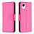 Handytasche Stand Schutzhülle Flip Leder Hülle B06F für Samsung Galaxy A23e 5G Pink