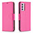 Handytasche Stand Schutzhülle Flip Leder Hülle B06F für Samsung Galaxy A24 4G Pink