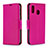 Handytasche Stand Schutzhülle Flip Leder Hülle B06F für Samsung Galaxy A30 Pink