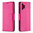 Handytasche Stand Schutzhülle Flip Leder Hülle B06F für Samsung Galaxy A32 4G Pink