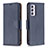 Handytasche Stand Schutzhülle Flip Leder Hülle B06F für Samsung Galaxy A34 5G Blau