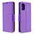 Handytasche Stand Schutzhülle Flip Leder Hülle B06F für Samsung Galaxy A41 Violett