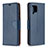 Handytasche Stand Schutzhülle Flip Leder Hülle B06F für Samsung Galaxy A42 5G Blau