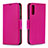 Handytasche Stand Schutzhülle Flip Leder Hülle B06F für Samsung Galaxy A50 Pink