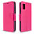 Handytasche Stand Schutzhülle Flip Leder Hülle B06F für Samsung Galaxy A51 4G Pink