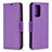 Handytasche Stand Schutzhülle Flip Leder Hülle B06F für Samsung Galaxy A52 4G Violett