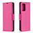 Handytasche Stand Schutzhülle Flip Leder Hülle B06F für Samsung Galaxy A72 4G Pink