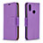 Handytasche Stand Schutzhülle Flip Leder Hülle B06F für Samsung Galaxy M01s Violett