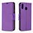 Handytasche Stand Schutzhülle Flip Leder Hülle B06F für Samsung Galaxy M20 Violett