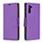 Handytasche Stand Schutzhülle Flip Leder Hülle B06F für Samsung Galaxy Note 10 5G Violett