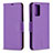 Handytasche Stand Schutzhülle Flip Leder Hülle B06F für Samsung Galaxy Note 20 5G Violett