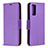 Handytasche Stand Schutzhülle Flip Leder Hülle B06F für Samsung Galaxy S20 FE 4G Violett