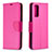 Handytasche Stand Schutzhülle Flip Leder Hülle B06F für Samsung Galaxy S20 Lite 5G Pink