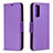 Handytasche Stand Schutzhülle Flip Leder Hülle B06F für Samsung Galaxy S20 Lite 5G Violett