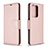 Handytasche Stand Schutzhülle Flip Leder Hülle B06F für Samsung Galaxy S20 Plus 5G Rosegold