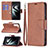 Handytasche Stand Schutzhülle Flip Leder Hülle B06F für Samsung Galaxy S21 FE 5G