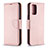 Handytasche Stand Schutzhülle Flip Leder Hülle B06F für Xiaomi Poco M5S Rosegold