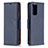 Handytasche Stand Schutzhülle Flip Leder Hülle B06F für Xiaomi Redmi Note 10 Pro 4G Blau