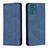 Handytasche Stand Schutzhülle Flip Leder Hülle B07F für Motorola Moto G42 Blau