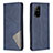 Handytasche Stand Schutzhülle Flip Leder Hülle B07F für Oppo F19 Pro+ Plus 5G Blau