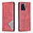 Handytasche Stand Schutzhülle Flip Leder Hülle B07F für Oppo K10 5G India Rot